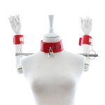 Metal attached Neck and hand cuff