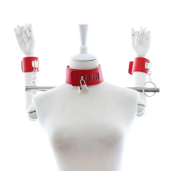 Metal attached Neck and hand cuff - Image 1