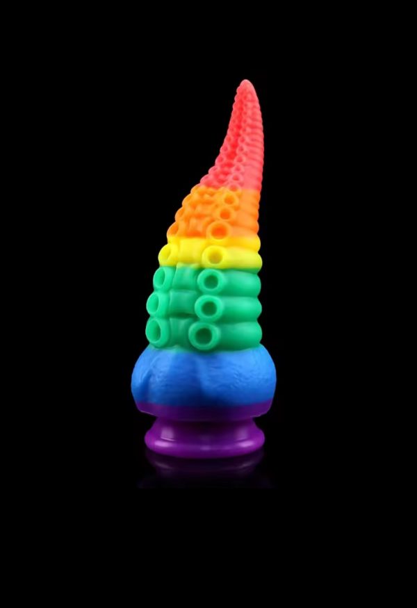 Rainbow Octopus Dildo - Image 1